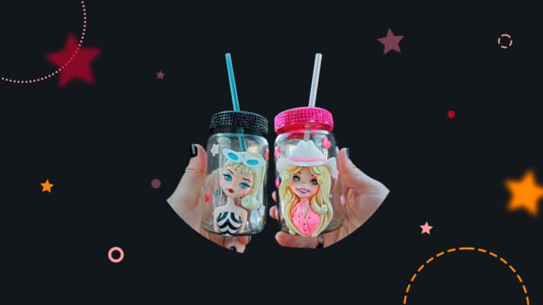 VASOS BARBIE